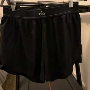ALO Yoga Women's Athletic Black Shorts